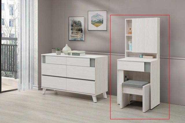 凱倫 2尺鏡台 (含椅